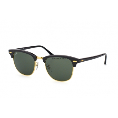 Kính Ray-Ban Clubmaster RB3016-W0365 tròng xanh đen G-15